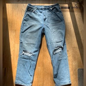 Curvy High Rise Mom Jeans from American Eagle